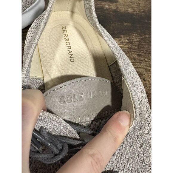 COLE HAAN ZERO GRAND Women's Stitch Lite Shoes‎ Size 10 Gray Lace Up Knit - Picture 4 of 9